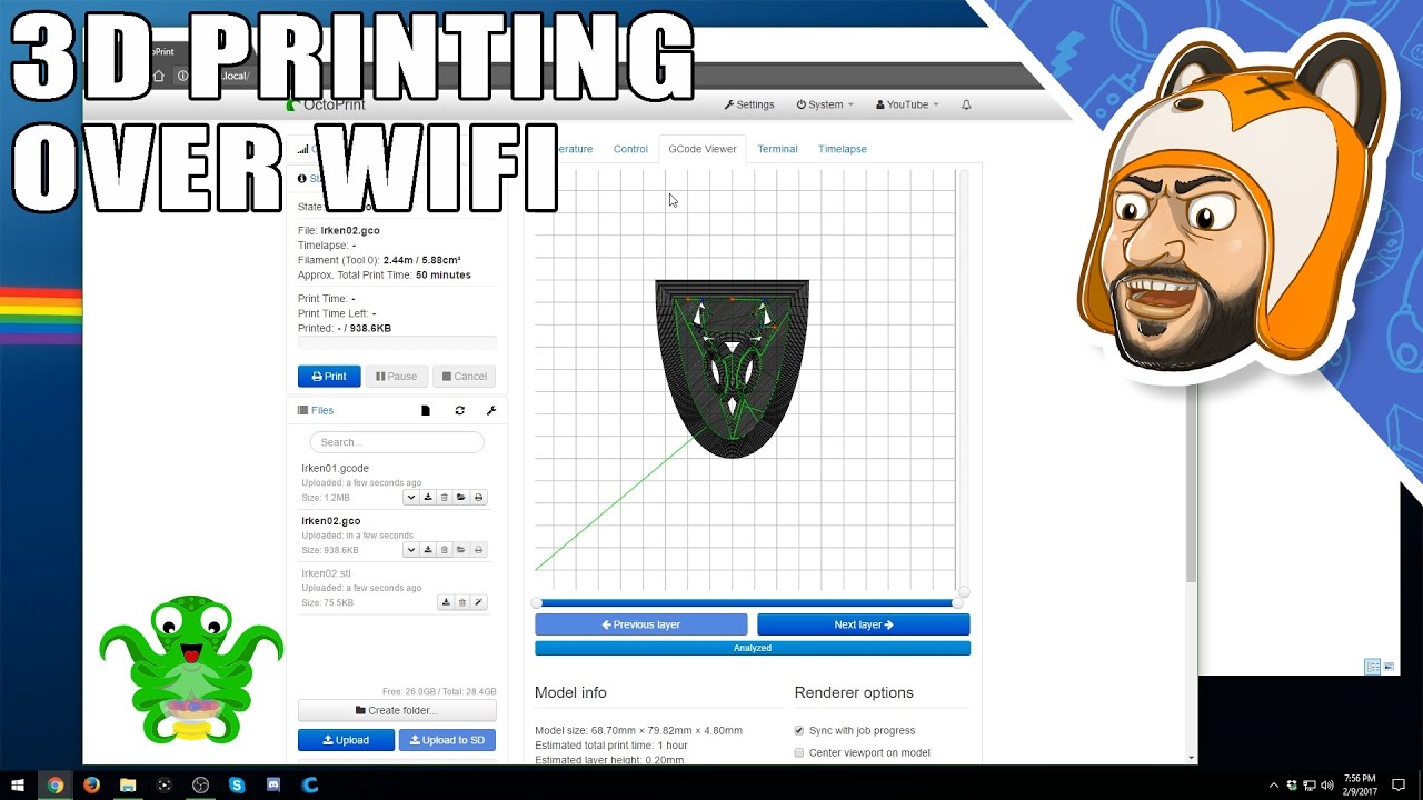 How to Install and Setup OctoPrint | WiFi 3D Printing on Raspberry Pi!