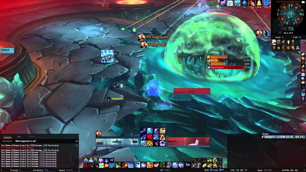 90 Arcane Mage Solo Yogg-Saron 10M (One Light in the Darkness)