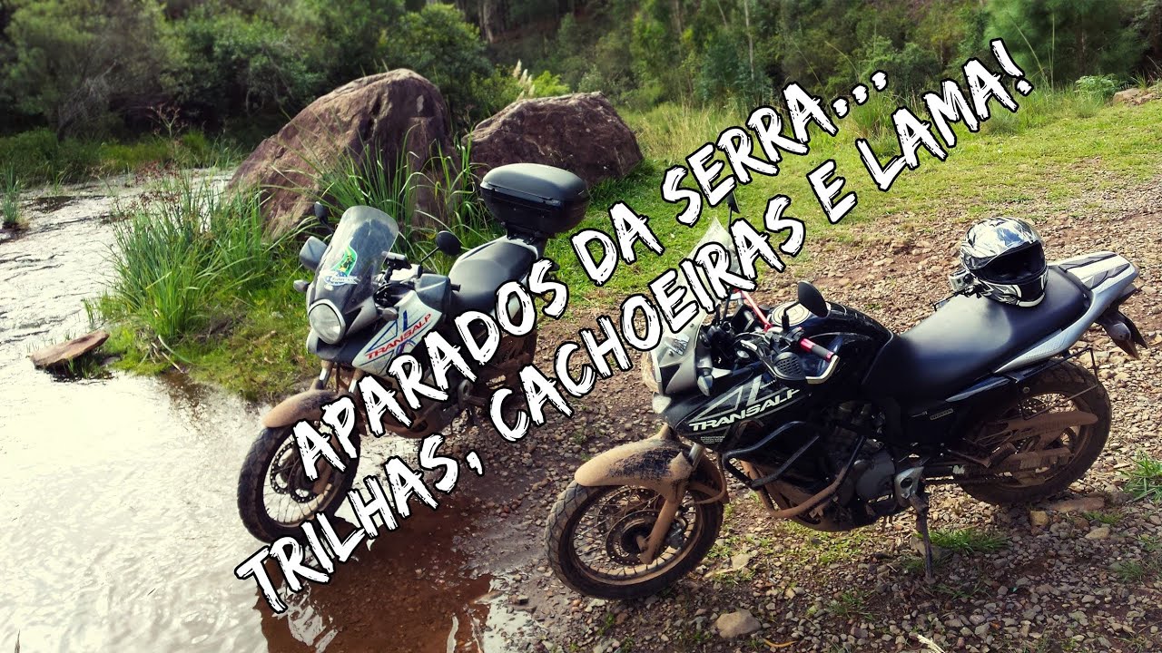 Aparados da Serra, trilhas, cachoeiras e lama - Honda Transalp XL700V