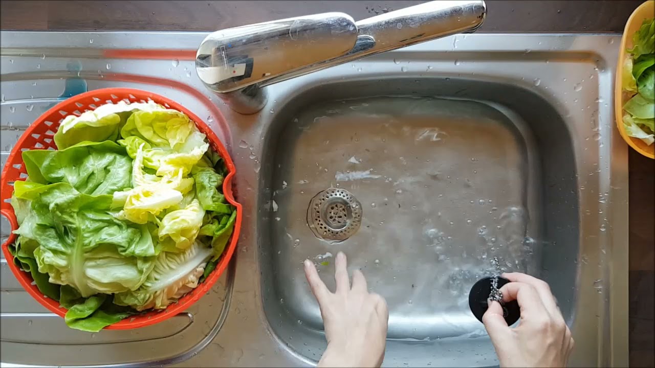 Lernvideo Salat putzen waschen und in mundgerechte St&uuml;cke teilen