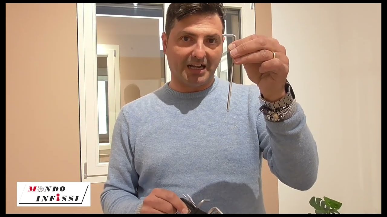 La regolazione di un infisso