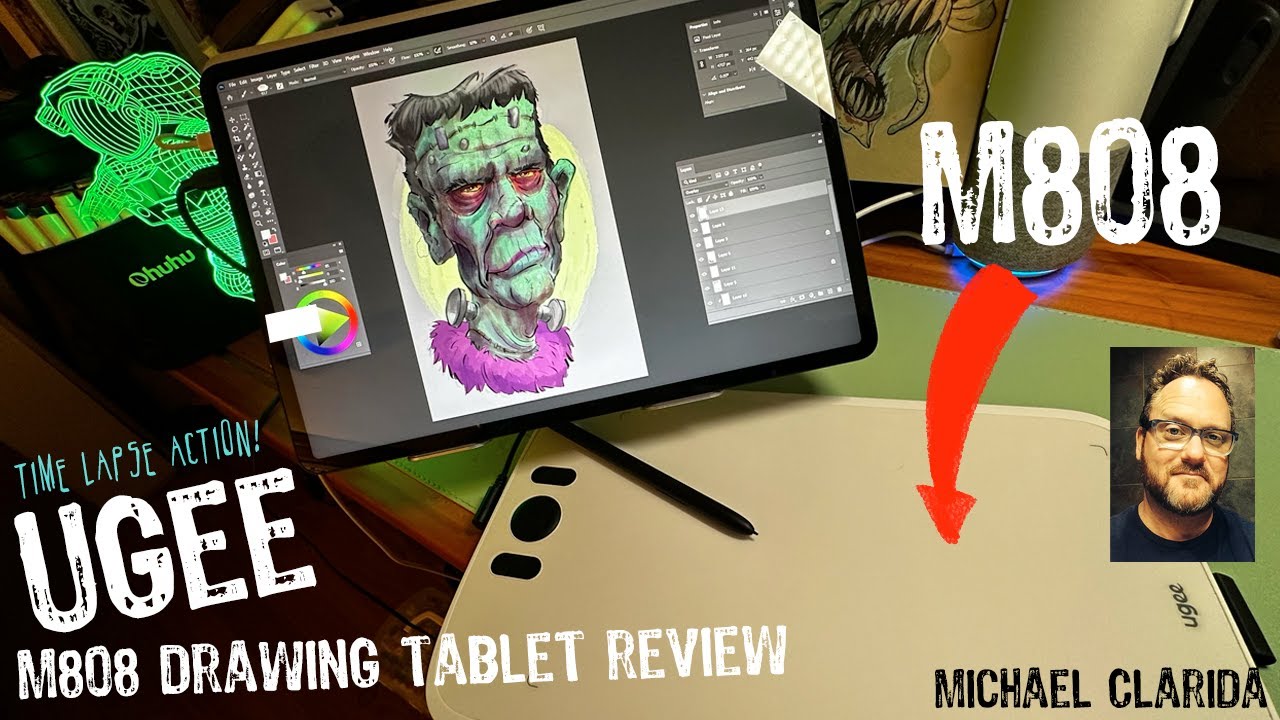 UGEE M808 tablet review by an illustrator