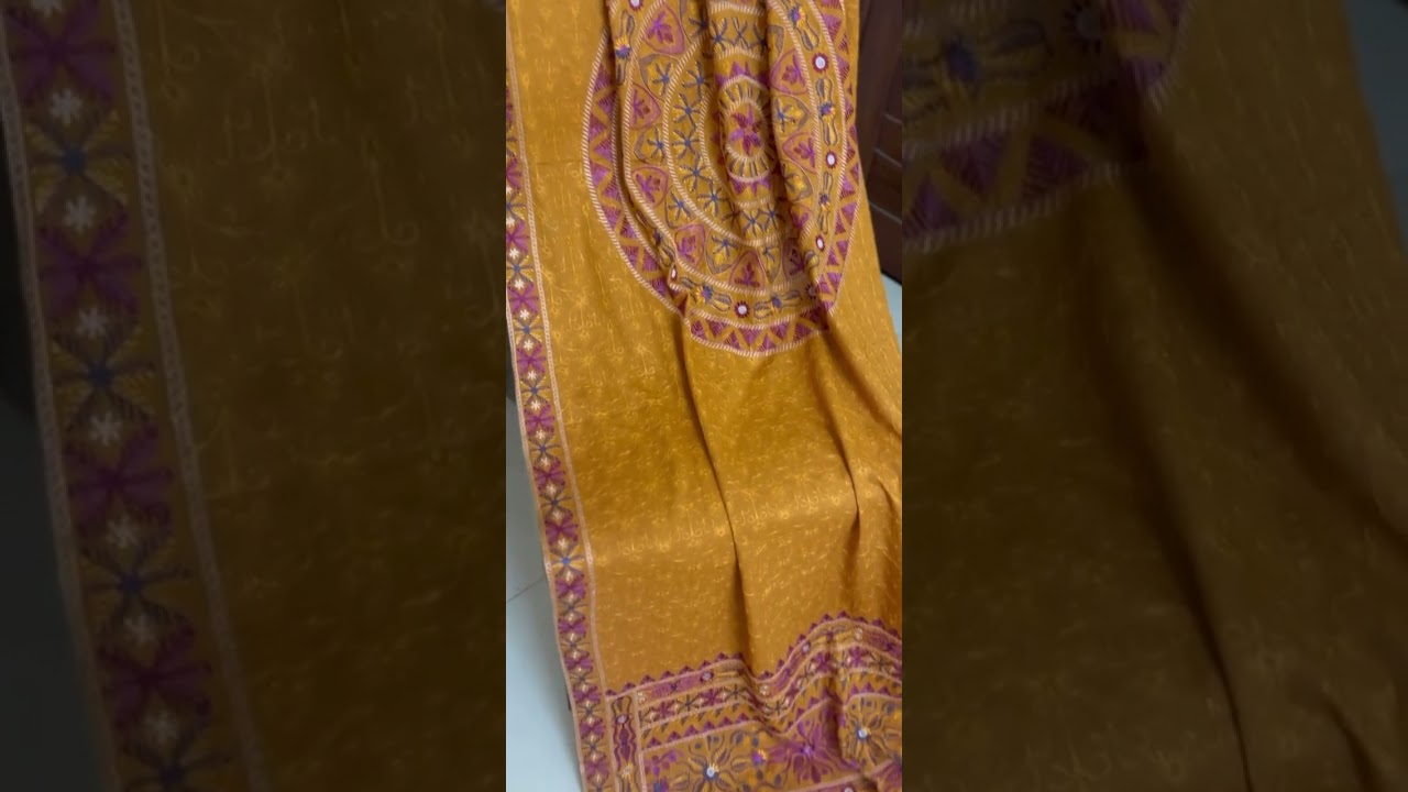 Elegant 3 PC Karandi Shawl Embroidered Suit | Premium Winter Collection 2024 #bareeze