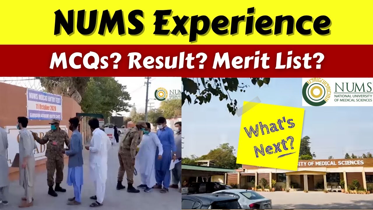 Today MDCAT For NUMS 2022 Entry Test Experience | When Result Announce? MCQs?