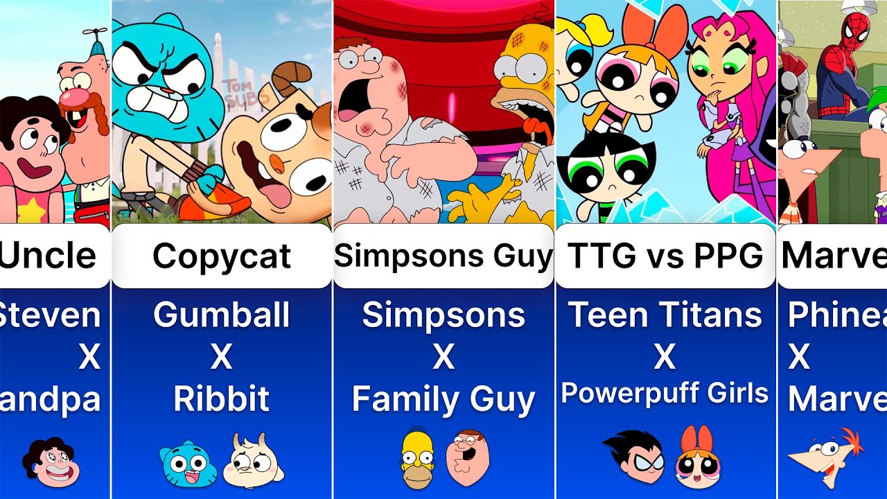 Best CROSSOVERS In Cartoon History