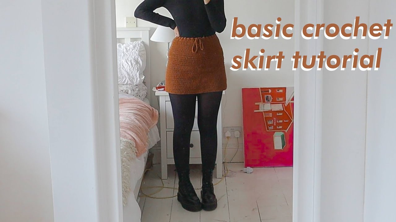 BASIC Crochet Skirt Tutorial | DIY
