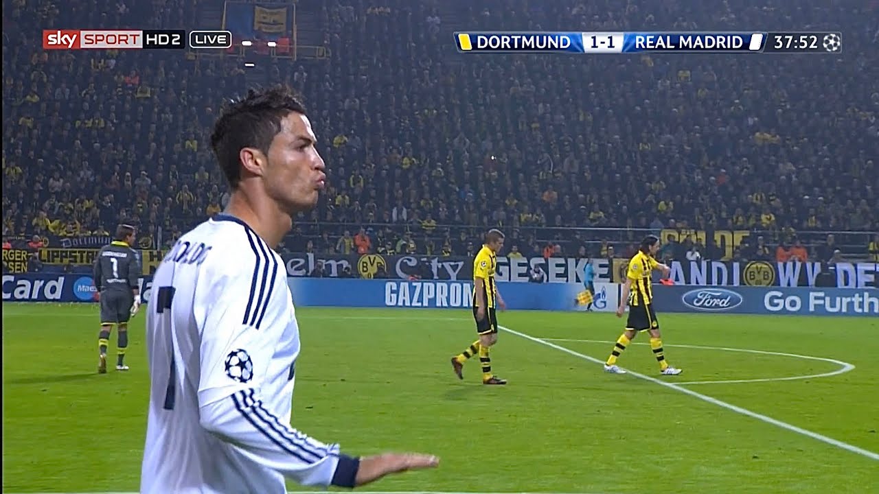 Cristiano Ronaldo Vs Borussia Dortmund Away HD 1080i (24/10/2012)