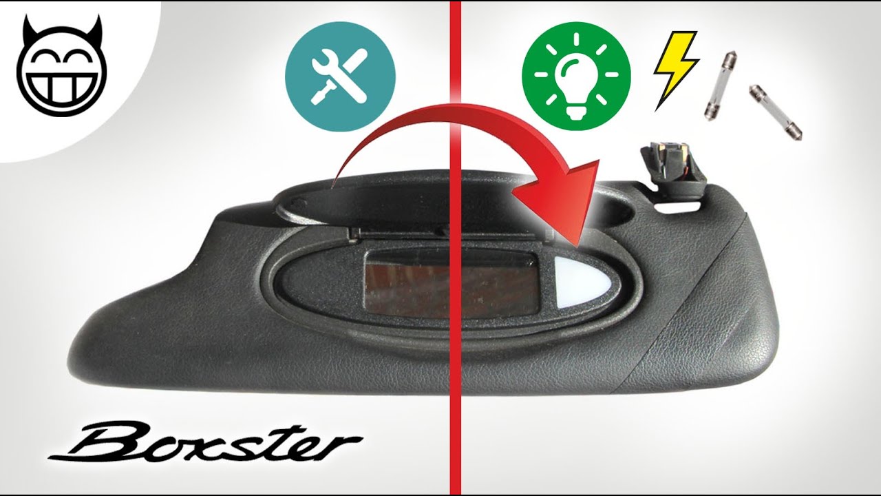 🛠 D&eacute;monter et installer un pare-soleil avec &eacute;clairage - Tuto Boxster 986