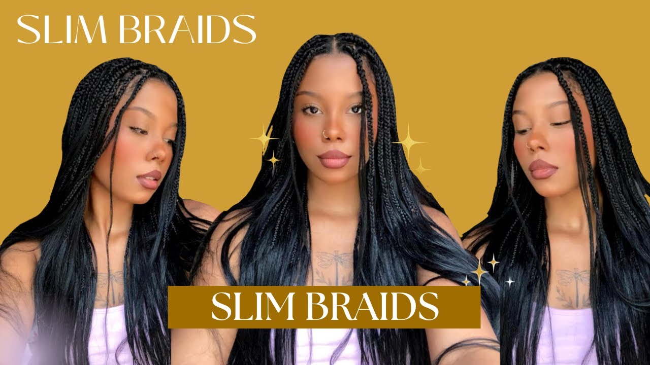 Aprenda a fazer Slim Braids de forma FÁCIL e RÁPIDA! Passo a Passo