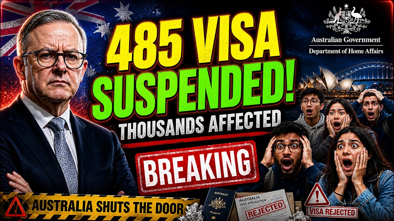 Australia Just SUSPENDED the 485 Visa &mdash; What Every International Student Must Know Right Now
