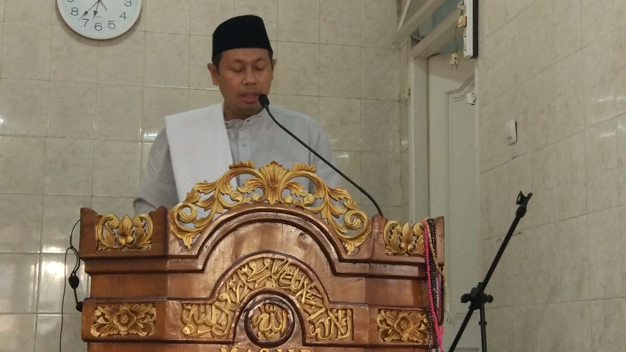 Sambutan ketua DKM idul fitri 1442 H