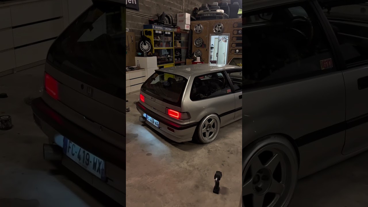 Azev type A X Civic EF // #civic #civicef #wheels #wheels #stance