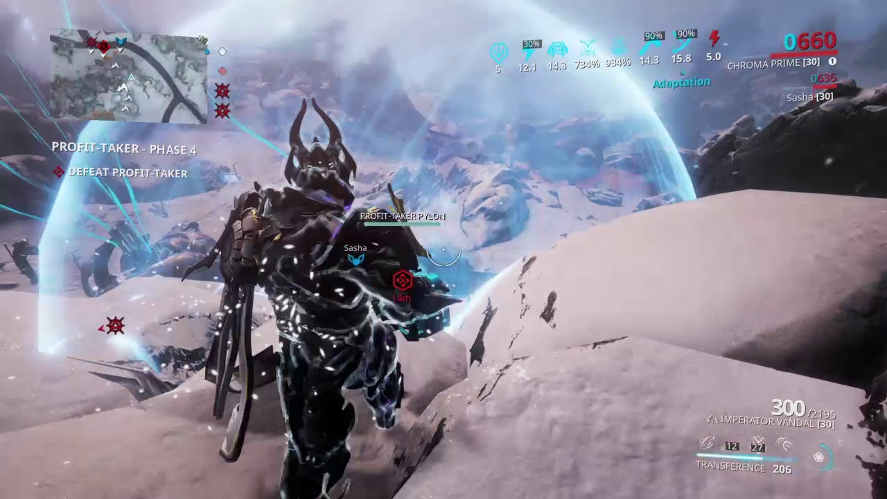 Warframe - Profit Taker Orb - PS4 - 5 Minute Run