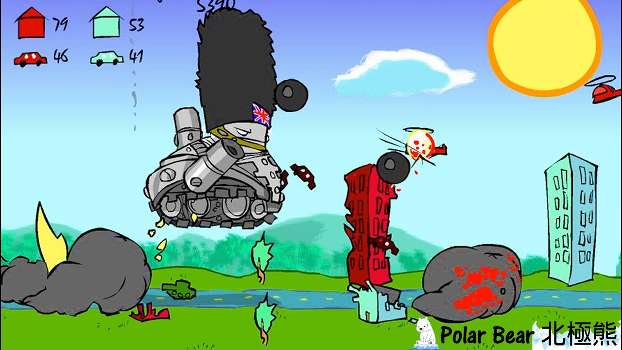 Cantankerous Tank Gameplay Walkthrough!!丨Newgrounds (Flash Game)