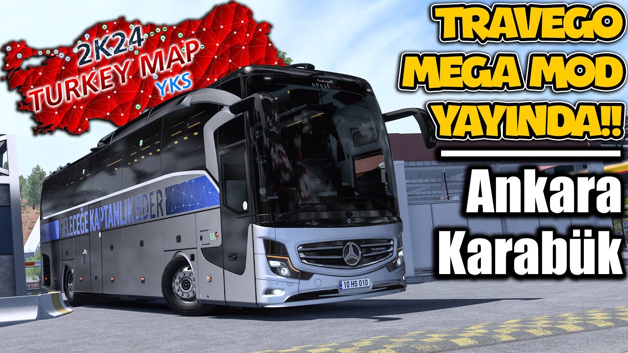 Ventilli 2024 Travego !! Travego Mega Mod Yayında // 2016 - 2024 Tüm Modeller | 2K24 Turkey Map !!