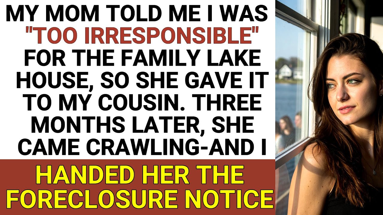 Mom Gave the Lake House to My Cousin—Then Came Begging After I Took It Back