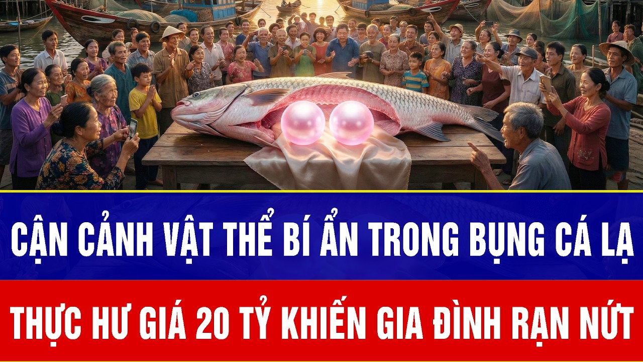 Điểm nóng trưa 17/2:Cận cảnh vật thể bí ẩn trong bụng cá lạ,thực hư giá 20 tỷ khiến gia đình rạn nứt