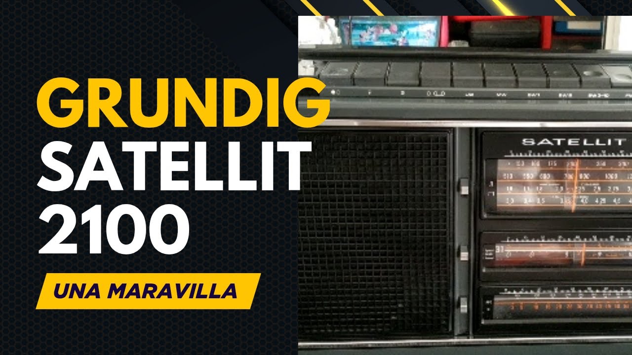 Radio Grundig Satellit 2100 no se oye nada, electrolítico en corto en la etapa de potencia.