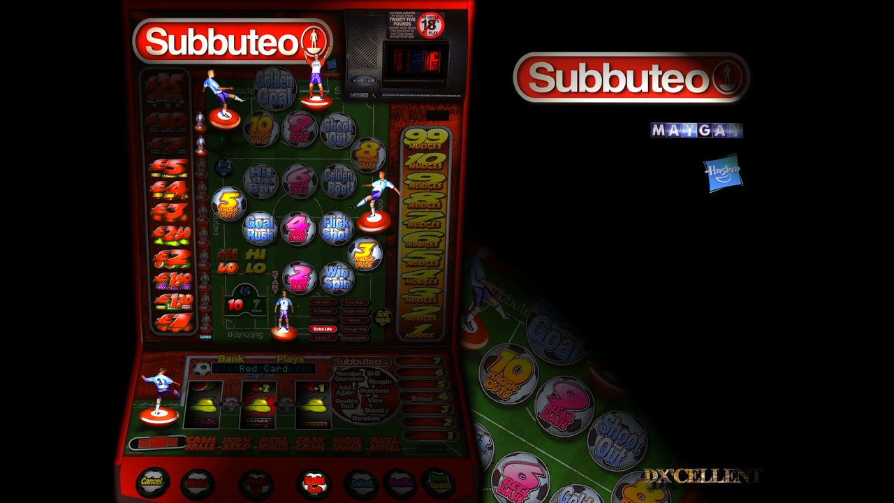 Subbuteo - £25 Jackpot - Maygay - By Dave Pook