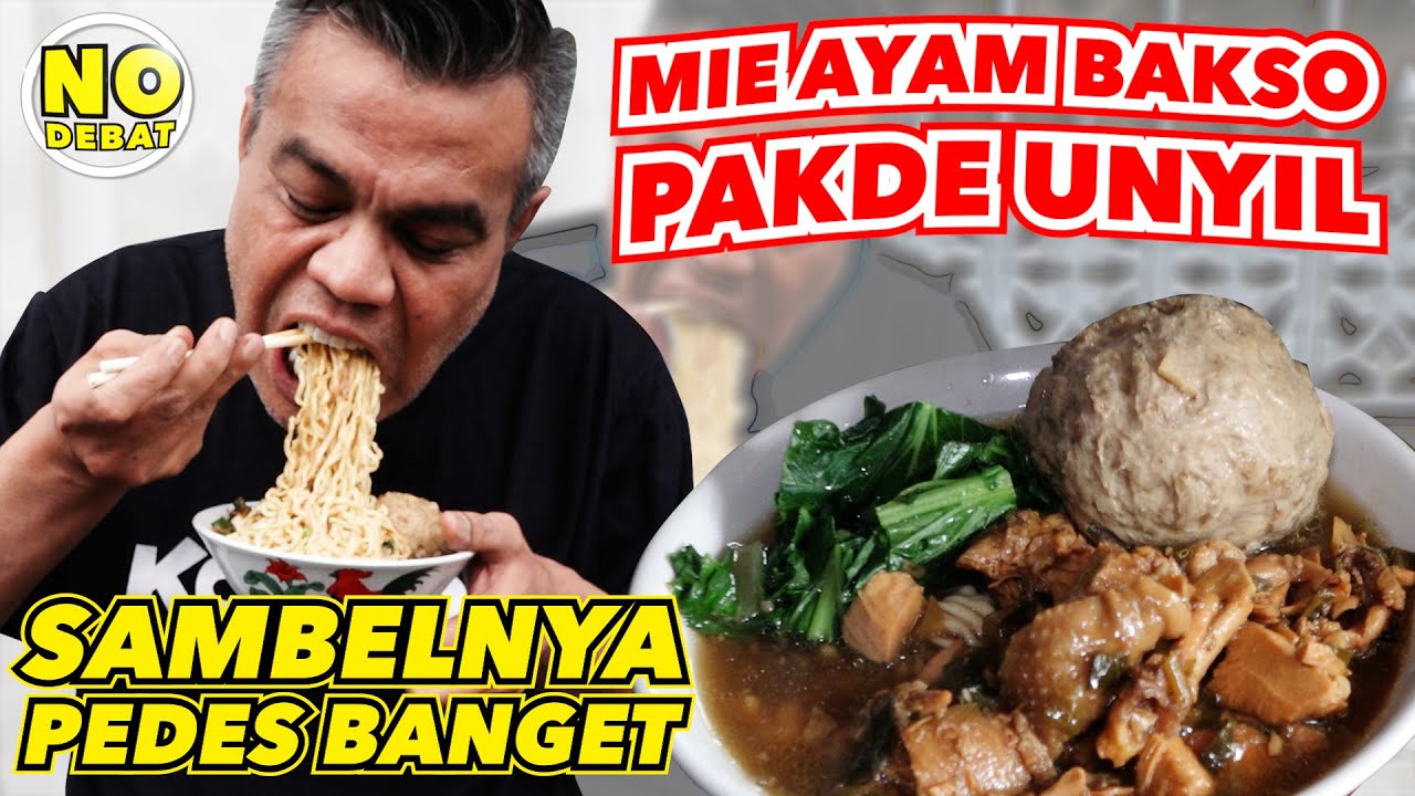 KULIDEL MIE AYAM BAKSO PAKDE UNYIL - SAMBELNYA PEDES BANGET