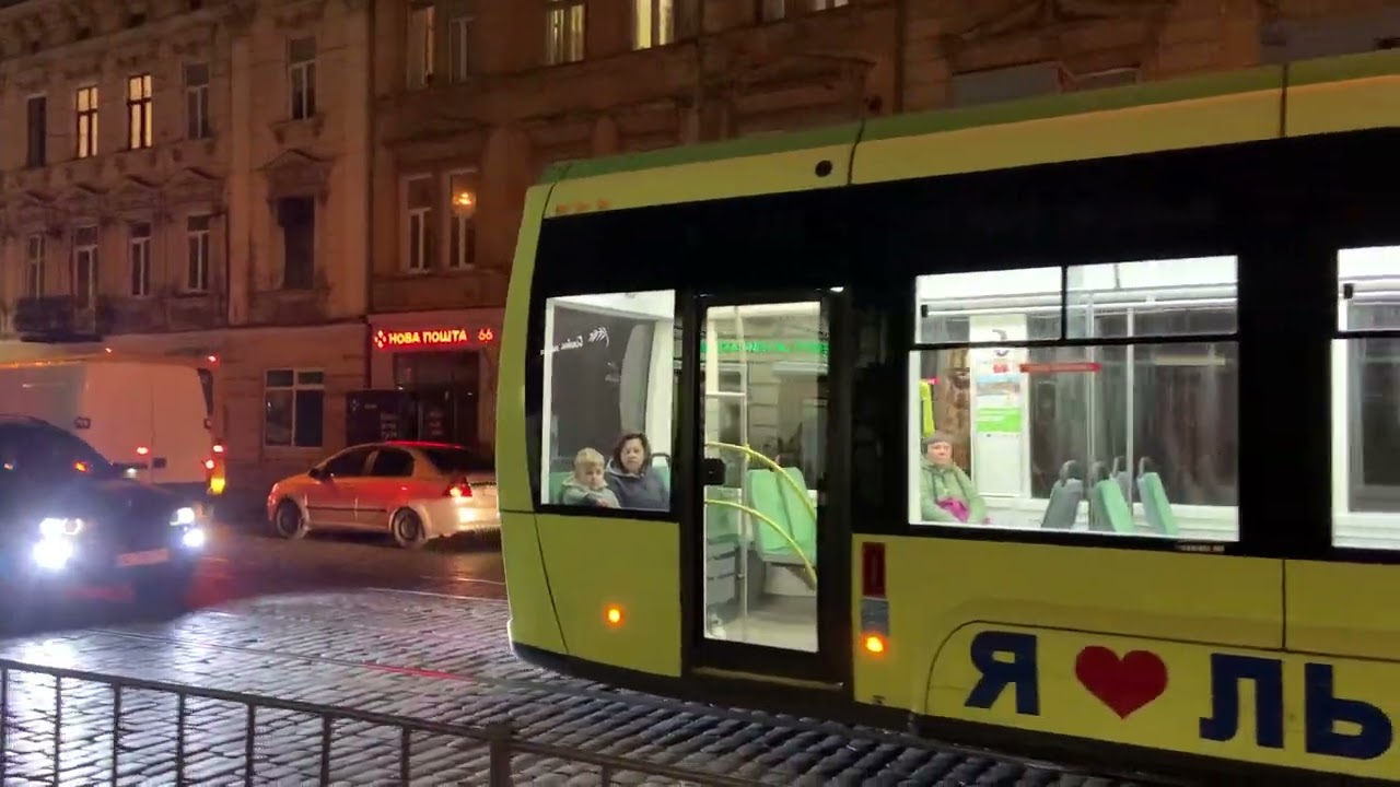 Львівський ЕЛЕКТРОН на 6-му маршруті (Залізничний вокзал—Миколайчука) 