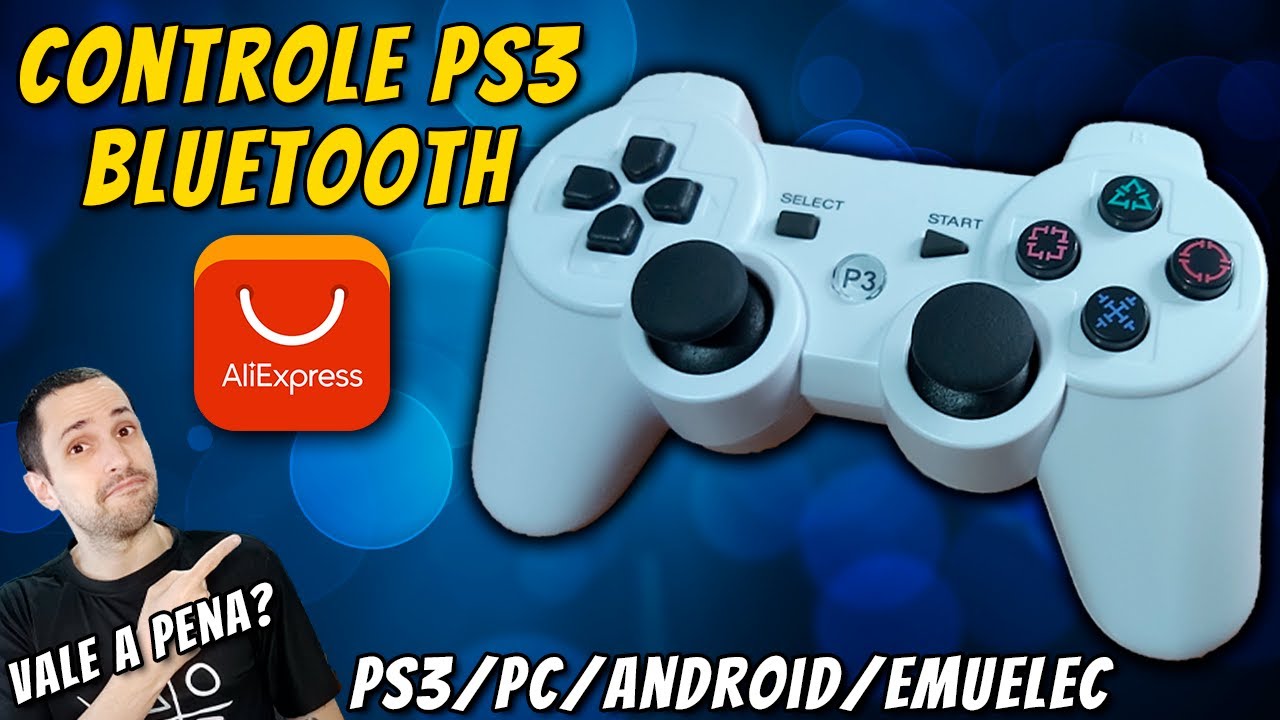 Review: Controle PlayStation DualShock3 Bluetooth do Aliexpress! Bom custo-benefício? PS3/PC/TVBox