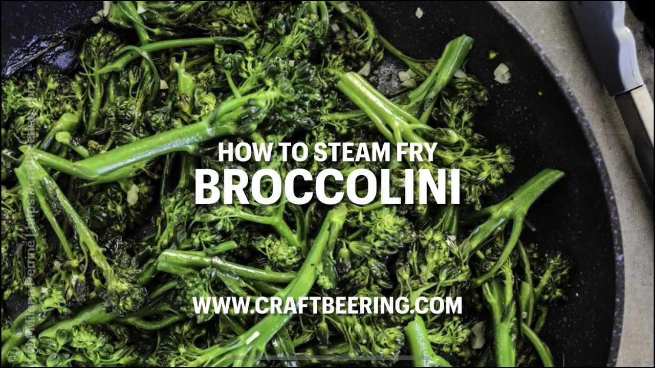 Broccolini (Steam Fried with Garlic)