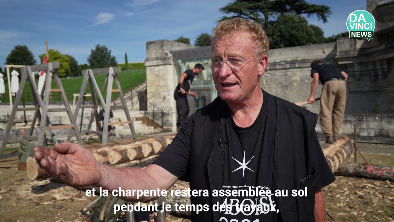 Chantier colossal au Château Royal d'Amboise