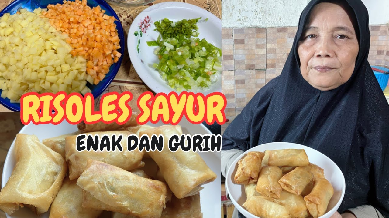 Risoles Kentang Wortel ala Mamak, Enak & Mudah #risolesisiwortelkentang #risolsayur 