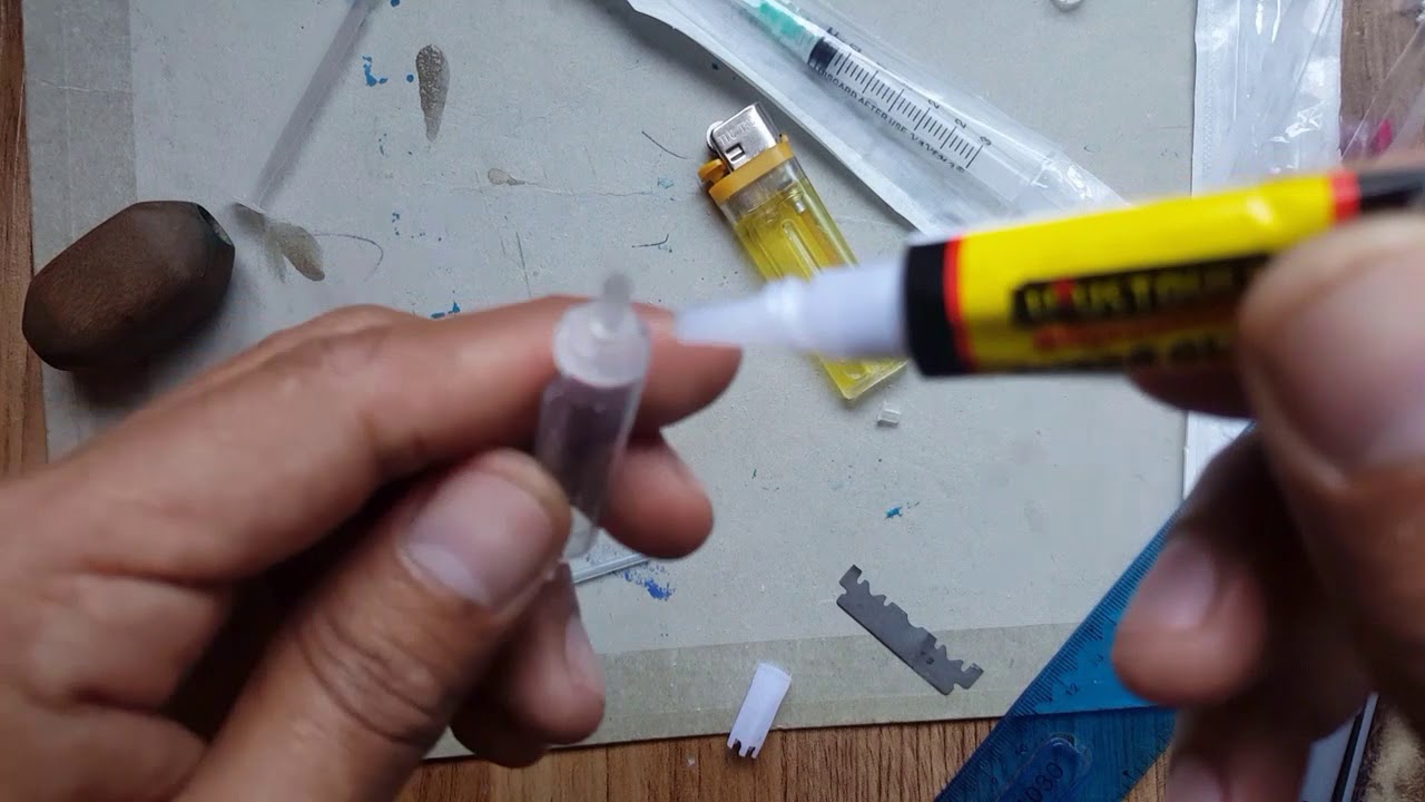 como hacer picos desechables con dos geringas para maquina de tatuar
