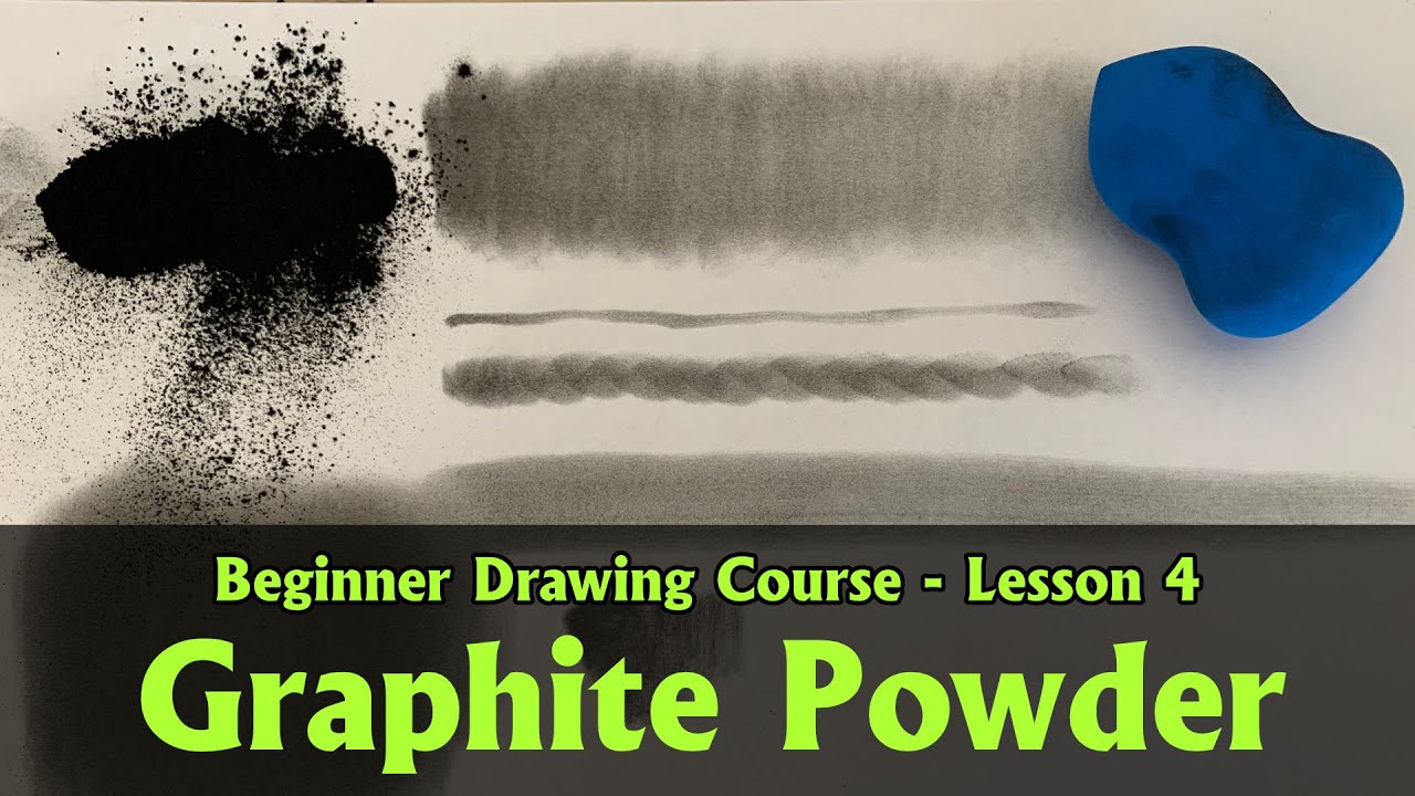 Drawing with Graphite Powder - 4 - Drawing for Beginners Course