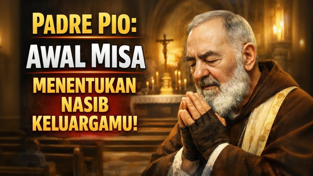 Padre Pio Mengungkapkan: Apa yang Harus Diminta di Awal Misa Agar Rahmat Tuhan Melindungi Keluargamu