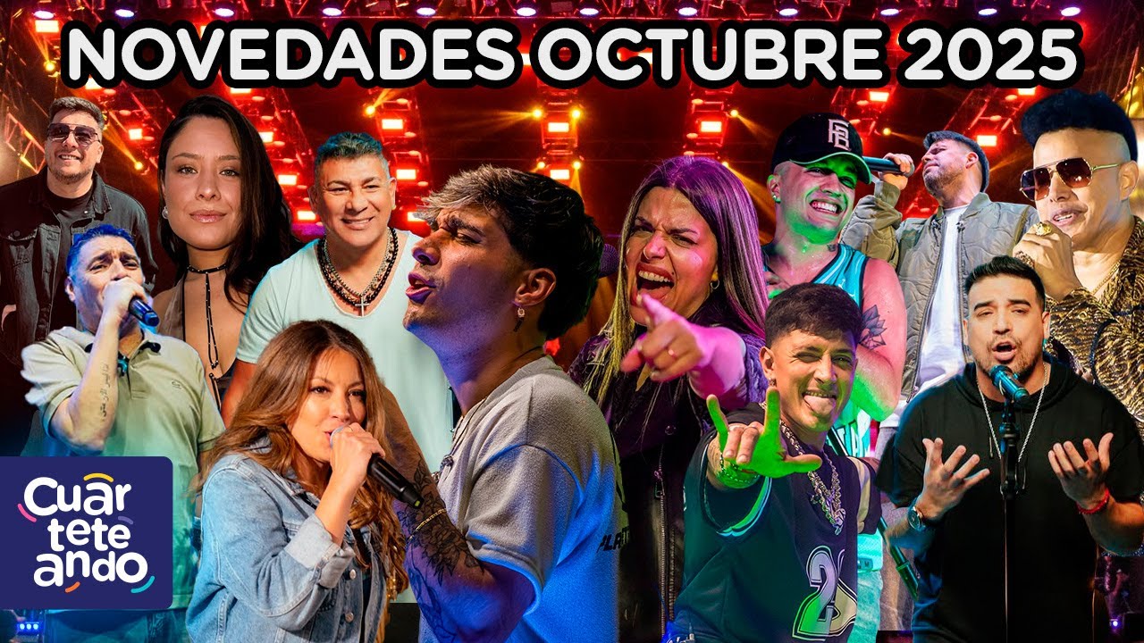 Novedades cuarteto octubre 2025 - últimos estrenos cuarteteros (enganchado) 🎶💥🎤