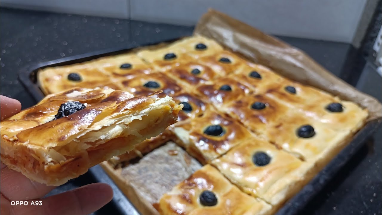 راح تولي مدمنة عليها😋كوكا او بيتزا كوفار بدون عجينة مورقة وحشوة إقتصادية بطريقة متخطرش على بالك