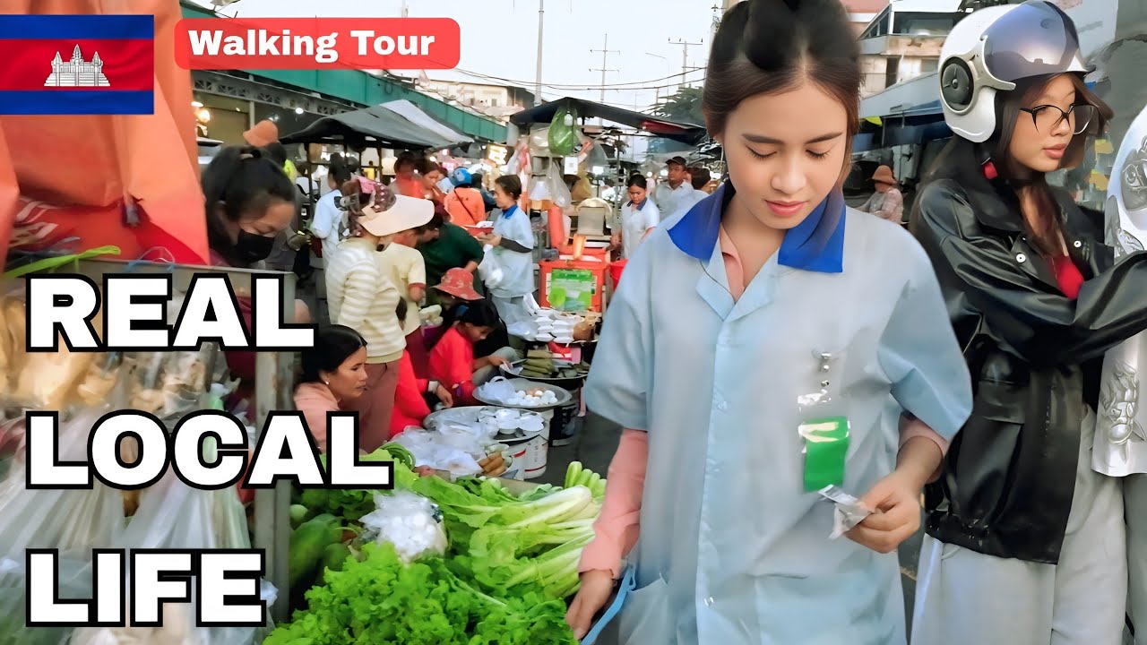 Hidden Street Market in Phnom Penh City | A Glimpse into Real Local Life & Street Food Scene