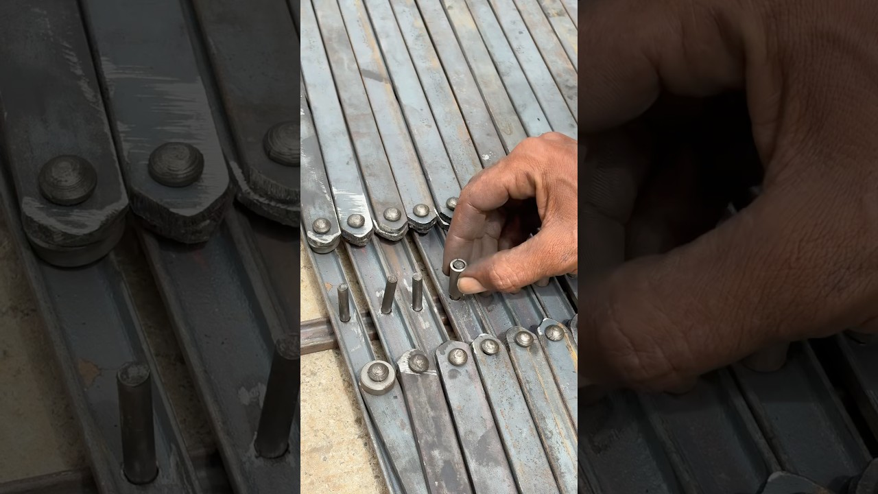 chain gate making | chain gate easy method | collapsible Gate | uday fabrication jamjodhpur | welder