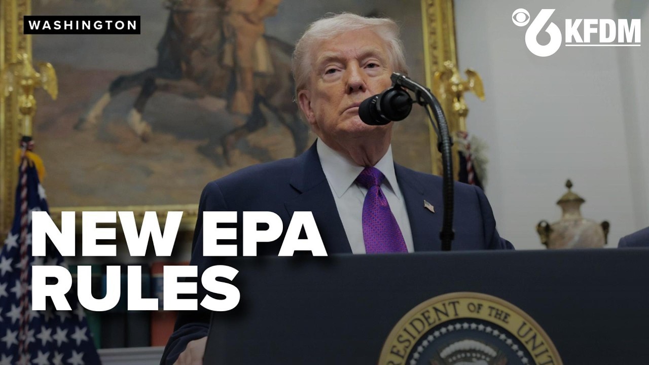 Trump REVERSES Obama era climate initiatives