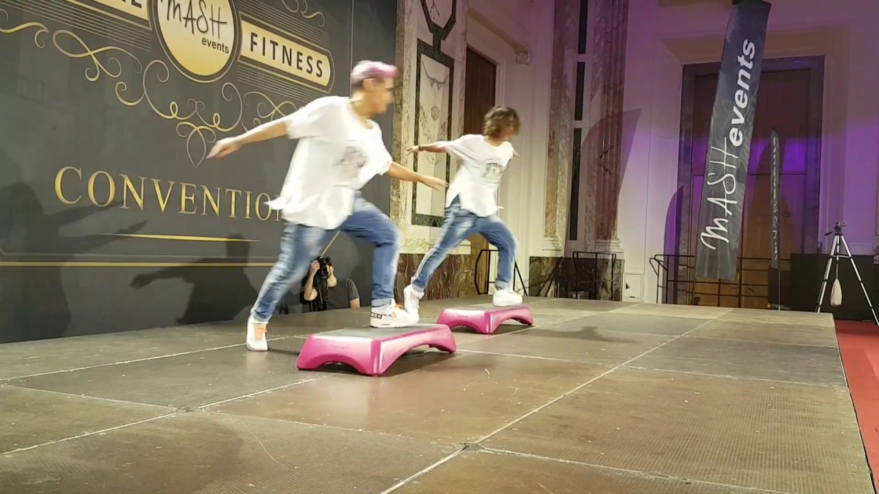 Carol Lopez & Zena Saheli Step @ Imperial Fitness Convention Hofburg Vienna 2018 November