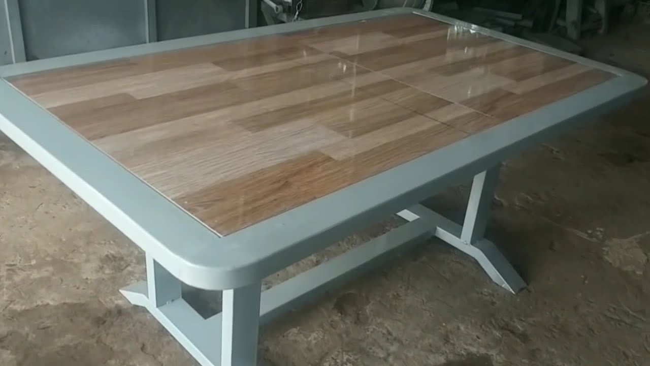 Chiến riview , chia sẽ các làm ghé bàn sắt lót gạch men