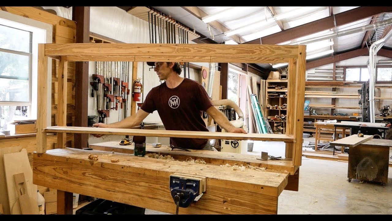 Building An Entry Table From Reclaimed Long Leaf Pine