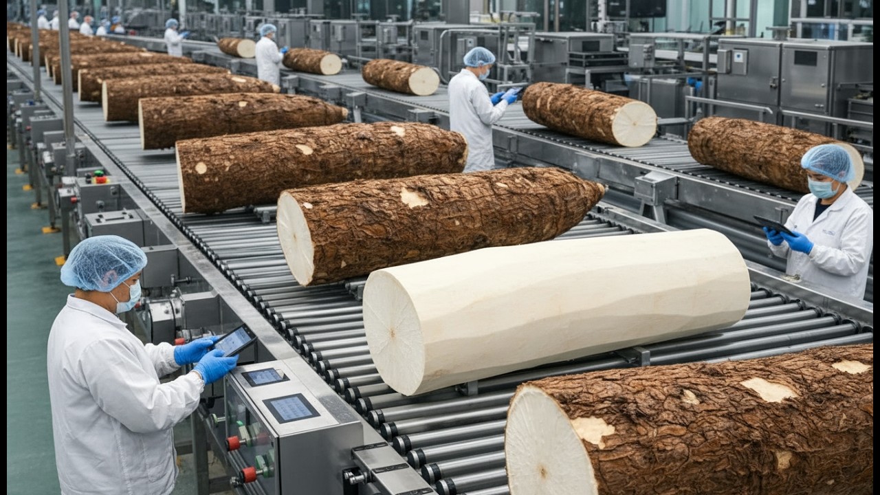 CÓMO SE FABRICA el GLUTAMATO MONOSÓDICO (MSG) a partir de Yuca en GIGANTES INDUSTRIAS