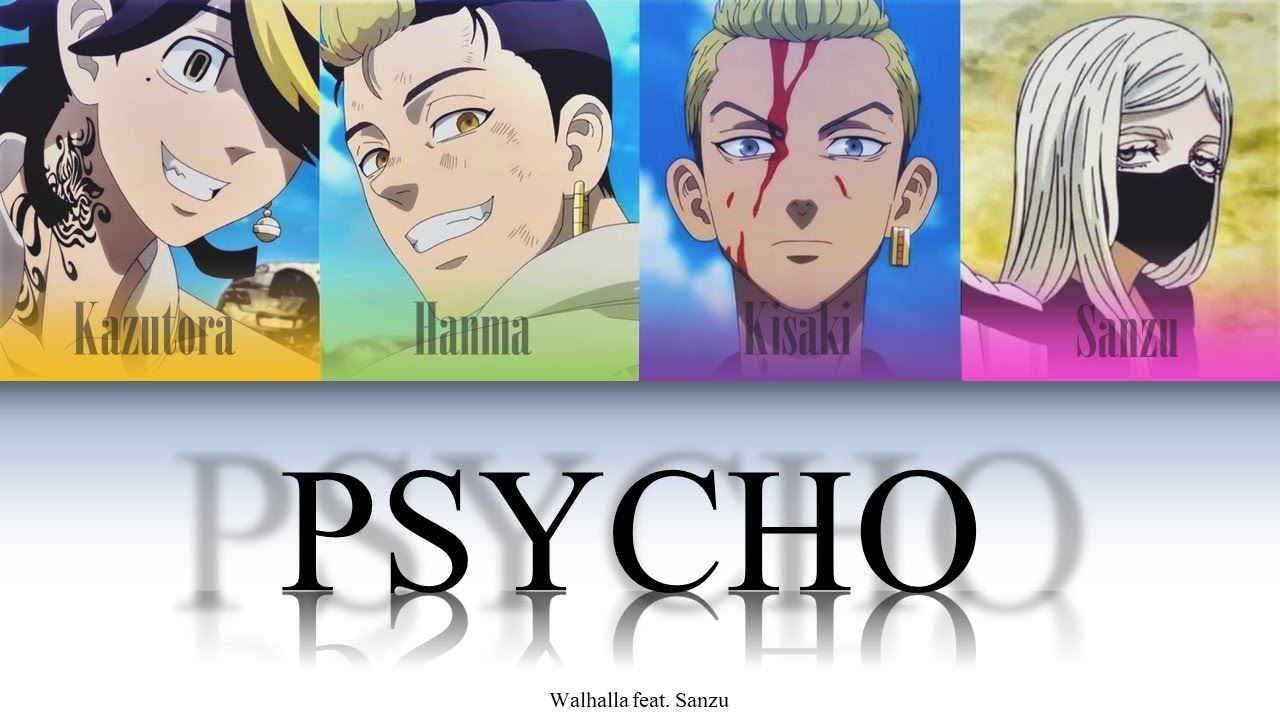 VALHALLA & Sanzu [TOKYO REVENGERS] Psycho - 00s (빵빵즈) cover RED VELVET lyrics color coded