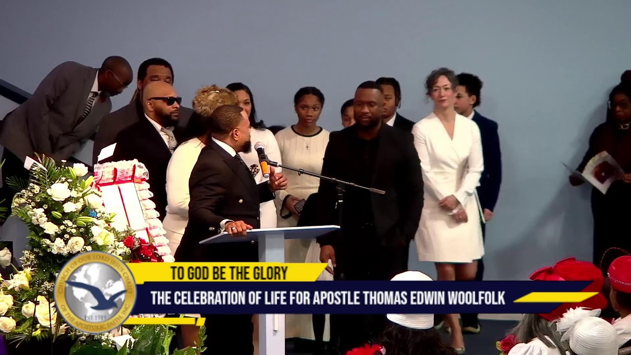 THE CELEBRATION OF LIFE FOR APOSTLE THOMAS EDWIN WOOLFOLK
