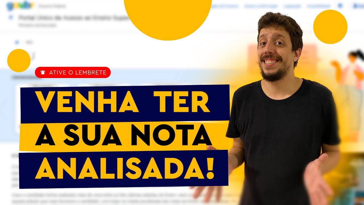 Tenha a sua nota do ENEM analisada e saiba as suas chances no SISU 2025 (2o DIA)