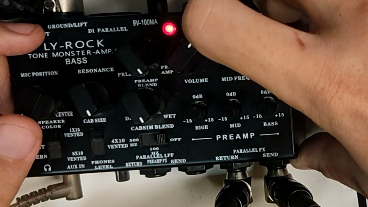 Ly Rock Tone Monster Amp DI Bass ก่อนแพค