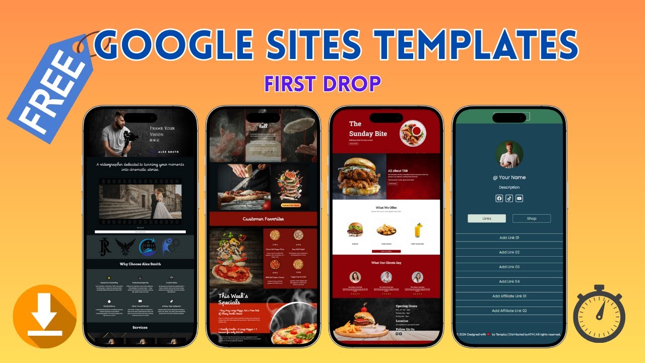 Best FREE Google Sites Templates for Portfolios, Business & More ( June 2025 )