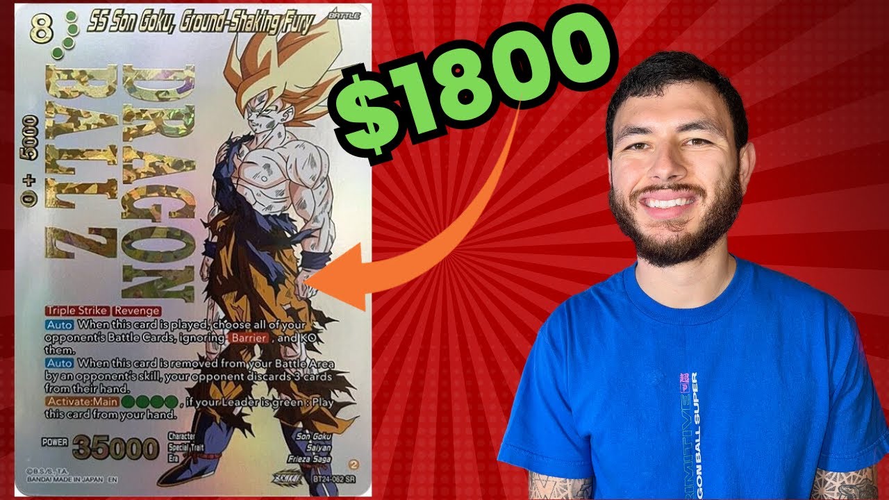 $1800 Son Goku Pulled!! Beyond Generations Collectors Booster Box | Dragon Ball Super