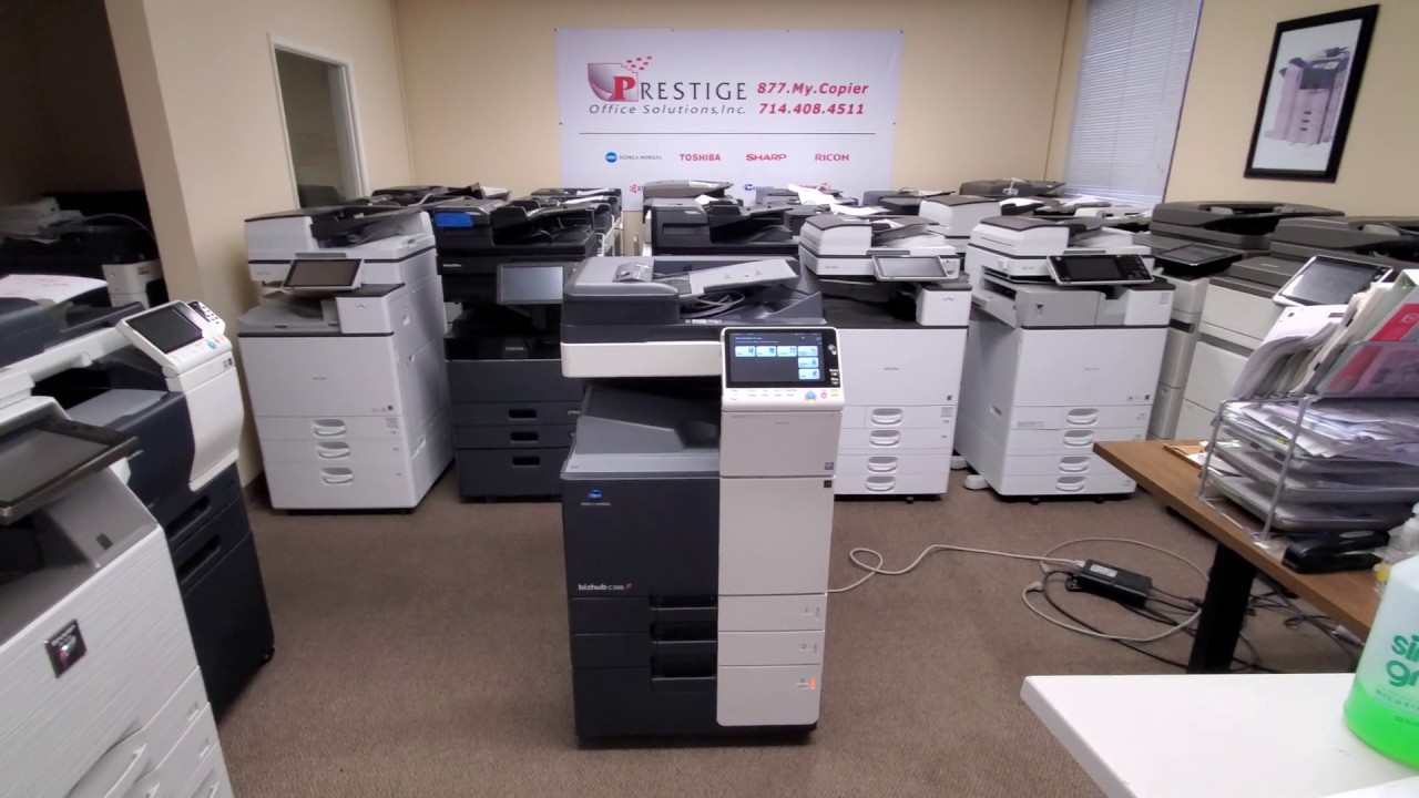 Konica Minolta BizHub c308 Color Copier-Printer-Scanner-Meter only 15k