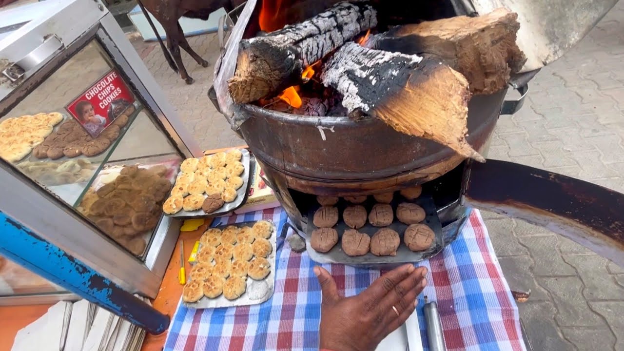 Since 2004 handmade cookies stall | Bakery on wheels | Indian street food ASMR 