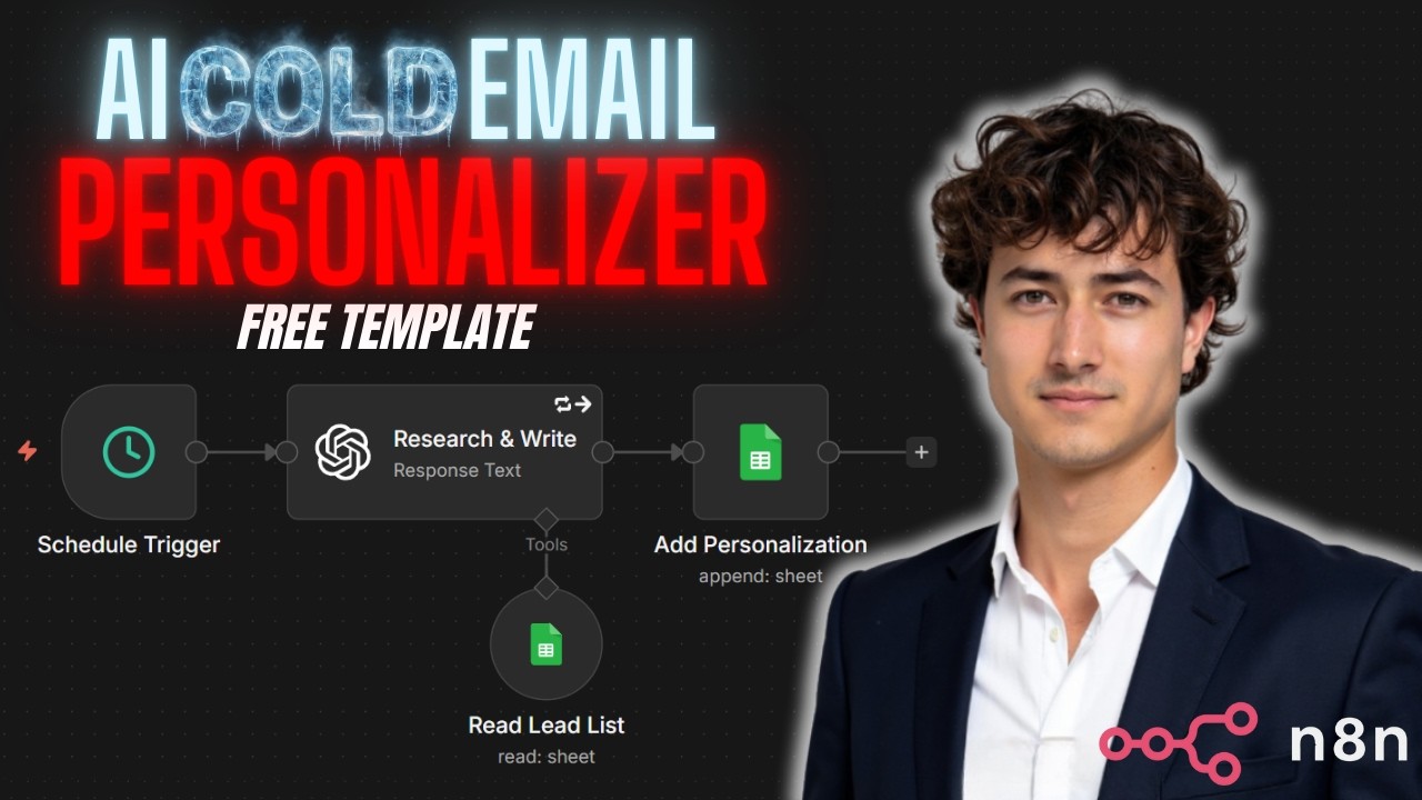 How I Auto-Personalize Every Cold Email I Send (n8n + ChatGPT)